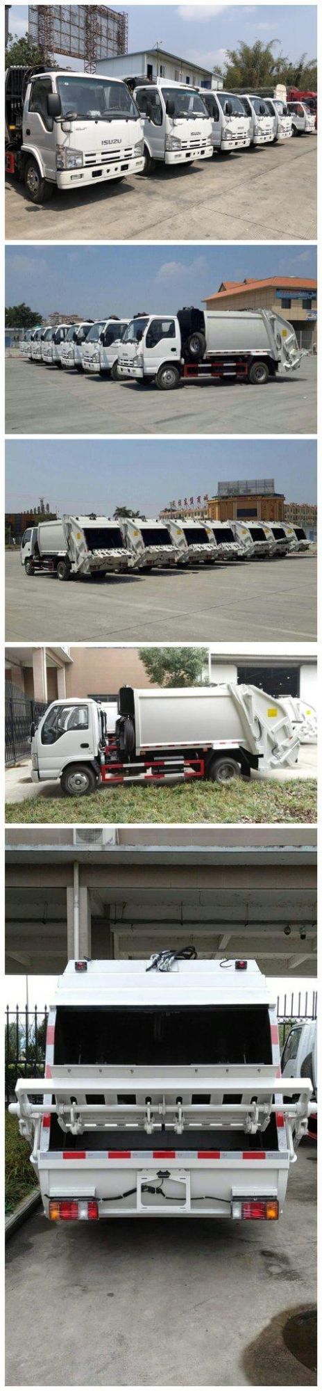 Rear Loader Isuzu Mini 6m3 Garbage Compactor Truck for Sale