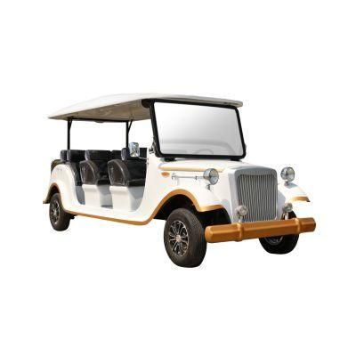 Electric Vehicle 11 Seats Vintage Car Classic Car for Resort Hotel Tourist Area Wedding