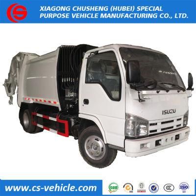 for Isuzu 4X2 8cbm Compactor Garbage Truck