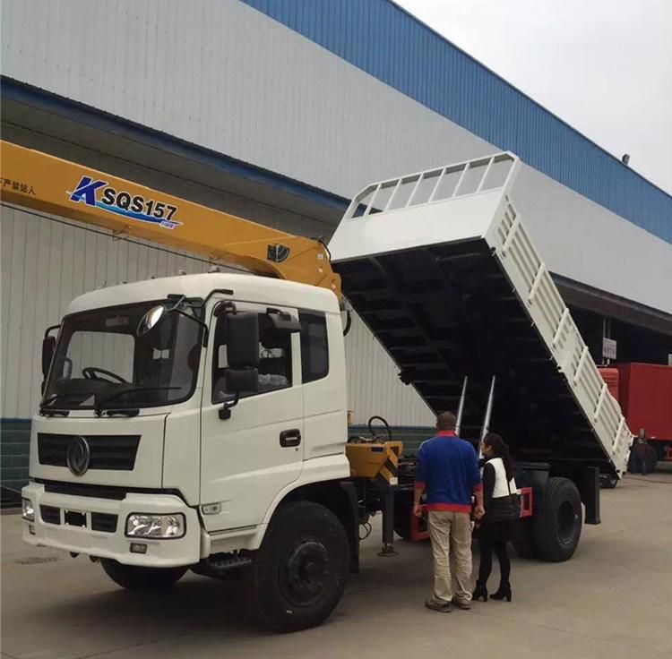 Dongfeng 4X4 All-Terrain Used Truck Mounted 4 Ton Crane for Sale with Self-Discharging Function