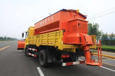 Dongfeng 6cbm Salter Tank Snow Removal Trucks with Shovel