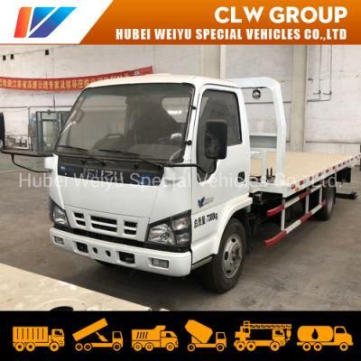 International Brand 4 Ton 5 Tons Flatbed Tow Vehicle Good Performance 4X2 Wrecker Tilt Trays Truck