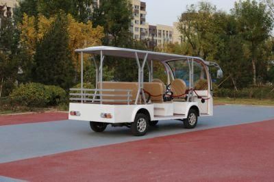 14 Seater 72V4kw Small Electric Bus off Road Sightseeing Car Made in China