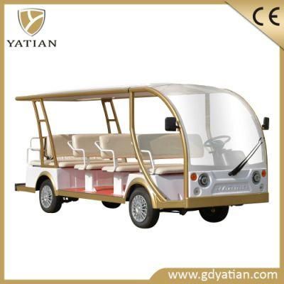 Beautiful Design China 14 Seater Electric Shuttle Bus Sightseeing Car