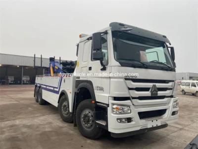 Sinotruk HOWO 8X4 20ton 30ton 40ton 50ton 60ton 70ton Crane Rotator Towing Truck