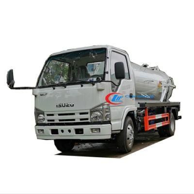 Japan Brand Isuz 2000 Liters 2.5tons 3000 Liters 5000 Liters Sewage Suction Truck for Sale