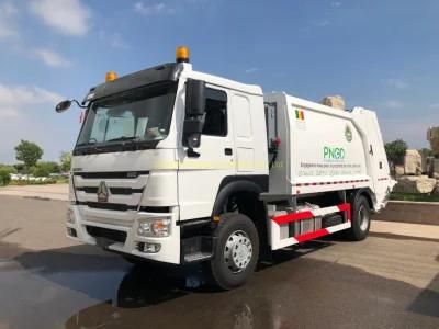 10m3 Sinotruk HOWO Refuse Compactor Truck Bin Truck Rubbish Waste Collector Garbage Truck 10000L Kenya