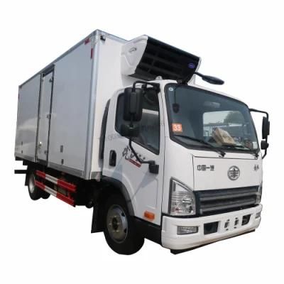 FAW Euro5 Left Hand Drive 5tons Refrigerator Truck