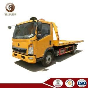 Sinotruk HOWO 3tons 3t Flatbed Wrecker Tow Truck for Road Rescue