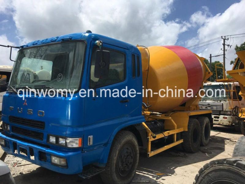 8m3 Japan Concrete Mixer Machine Fuso Concrete Mixing Truck with 6D24 Engine