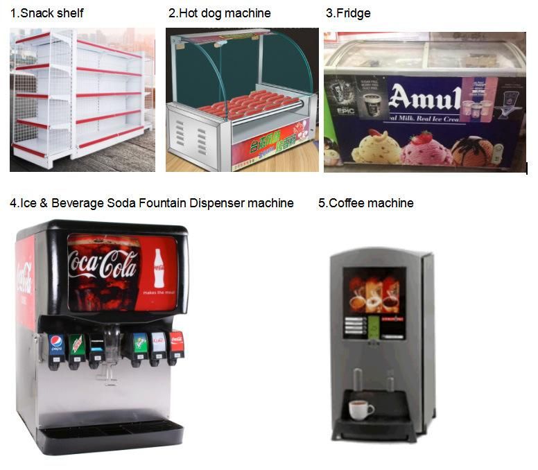 Dongfeng 4*2 Modern Mobile Outdoor Food Truck Machine Food Trucks for Sale