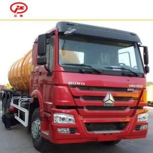 HOWO Vacuum Fecal Suction Truck 18000 Liters Septic Tank Truck