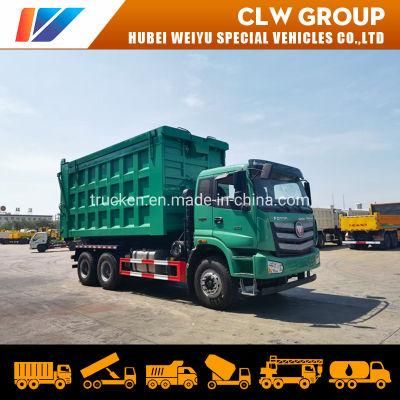 Foton Auman 6X4 20tons Rolling off Pull Arm Hook Lifting Garbage Collection Truck