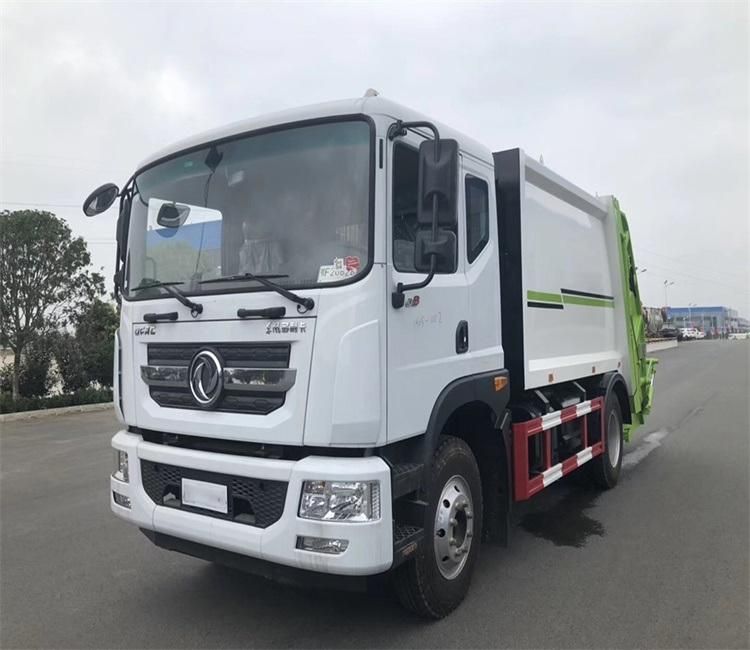 Medium Heavy Duty 4X2 10cbm Garbage Truck 3950mm Wheelbase Diesel Engine Rubbish Lorry