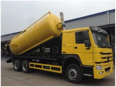 HOWO 6X4 15m3 Suction Sewage Truck Hot Sale