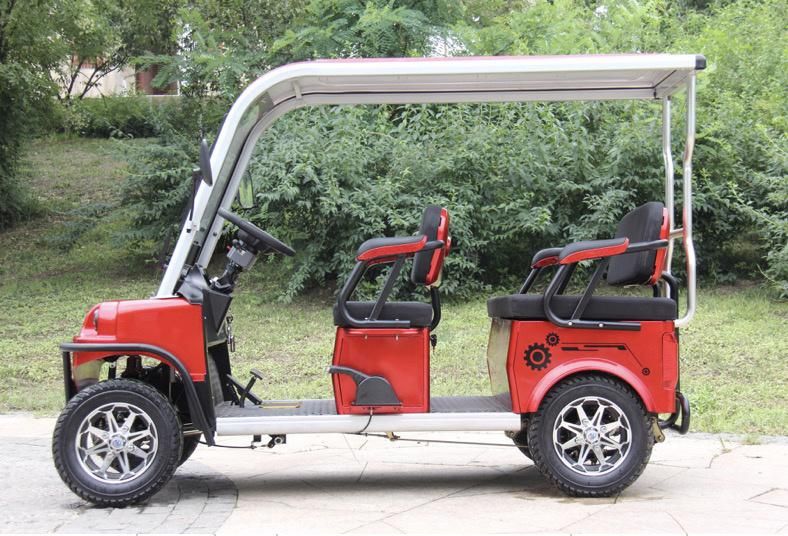 Factory Supply Dual Battery Electric Utility Car Electric Golf Carts Sightseeing Car