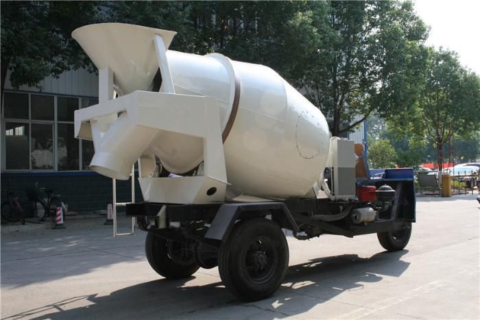 Agricultural Three Wheels Automobile Motorcycle 1.5cbm-2cbm Rural/Tunnels Dedicated Cement Concrete Mixer Truck