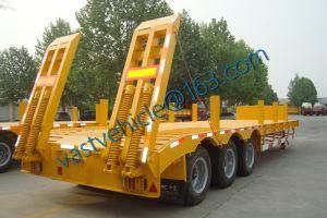 Vast 3 Axle Heavy Duty Low Bed Semi Trailer