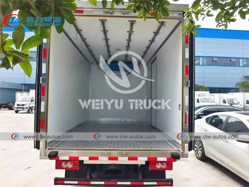 Foton Ollin 5tons 6tons 7tons 8tons Fresh Meat Vegetables Refrigerated Truck 4X2 Refrigerator Van Box Truck