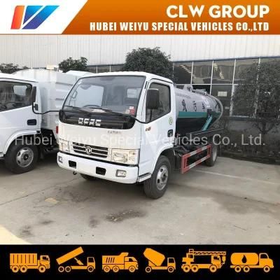 Dongfeng 4X2 Duolika Small Vacuum Suction Tank Truck Sewer Suction Truck