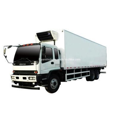 Used Japan Technology Isuz 240HP 18tons 20tons Freezer Box Truck Refrigerator Truck Low Price with Good Condition