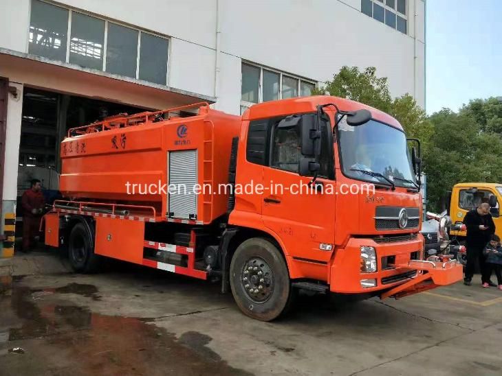 Hot Sale 14000liters Vacuum Pump Sewer Jetting Cleaning Car Sewage Suction Truck Manufacturer