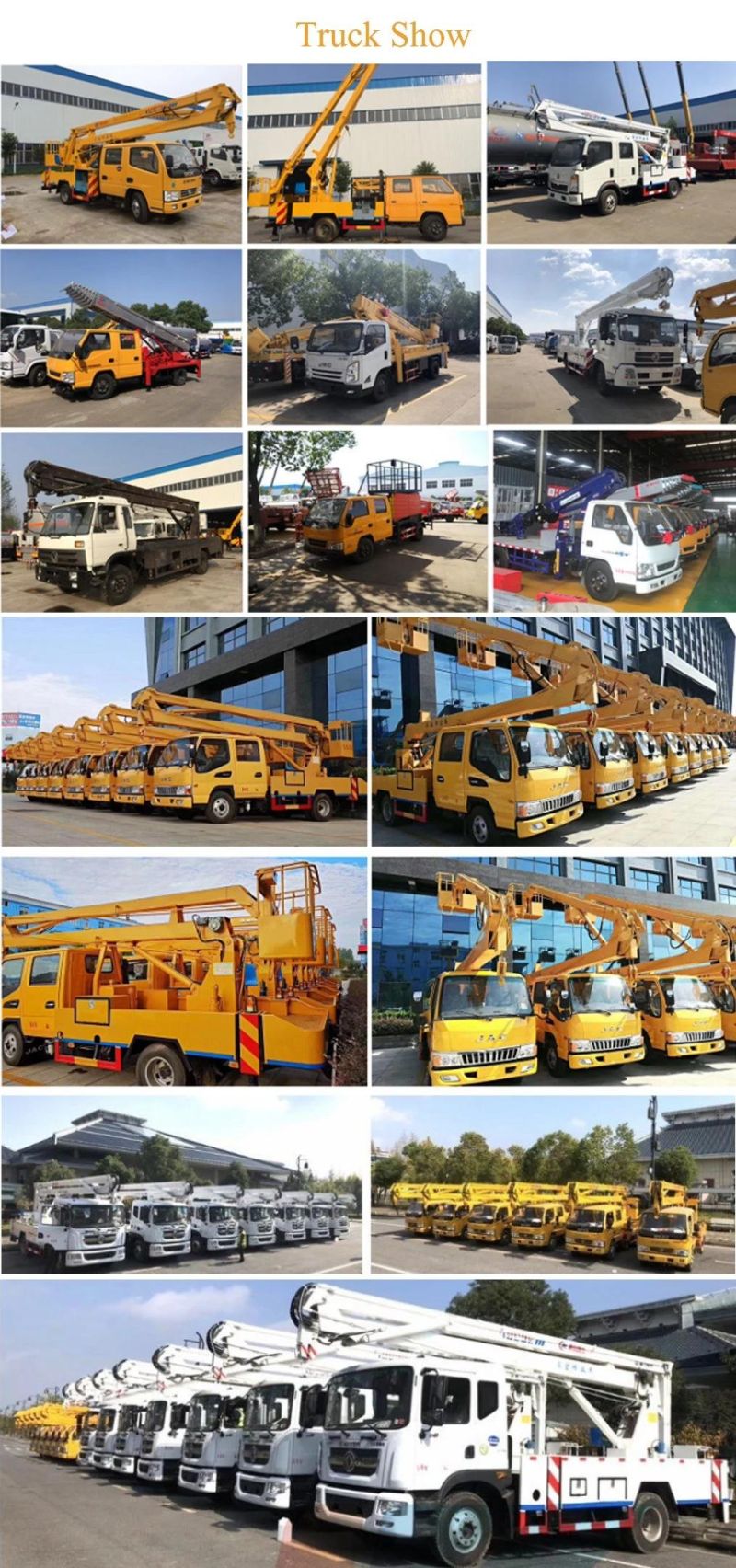 China Dongfeng 24m Hydraulic Aerial Manlift Work Platform Truck