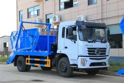 Dongfeng 4X2 Rhd LHD 12 Cubic 12m3 12 Cbm 12 Ton Swim Arm Garbage Truck