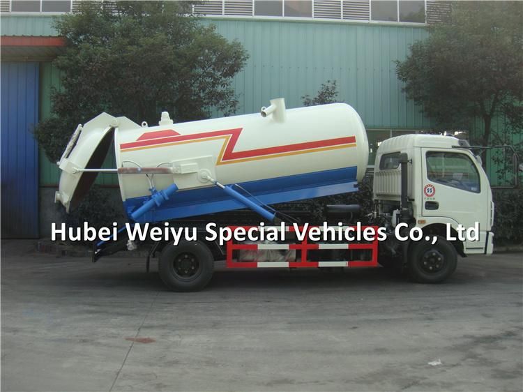 4000liters Sewage Water Truck 4tons Vacuum Sewer Cessipit Emptier Truck