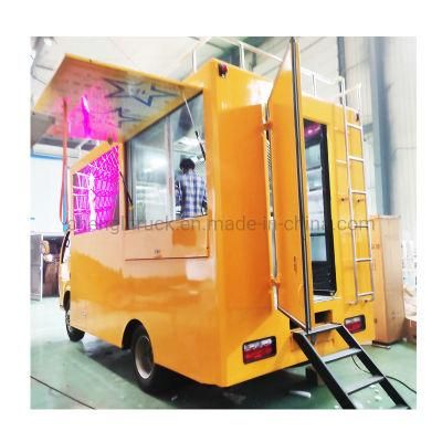 Dongfeng 4*2 Modern Mobile Outdoor Food Truck Machine Food Trucks for Sale