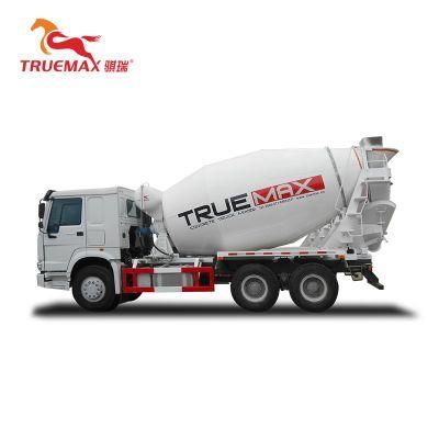 China Truemax Concrete Machinery 10 Cbm 12.6t Heavy Duty HOWO 6X4 Transit Mobile Self Loading Cement Concrete Mixer Truck