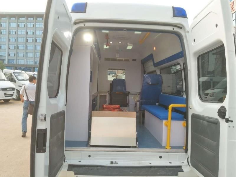 Good Quality Cheap Automatic ICU Hospital Patient Transport Medical Rescue Ambulance