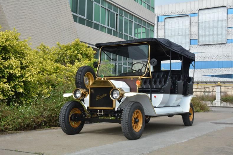 High Quality Good Price 8 Seats Electric Golf Cart with Lead-Acid Battery Electric Vintage Car