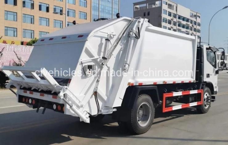 Foton 4X2 8000L (6ton) Compression Rubbish Garbage Refuse Compactor Truck
