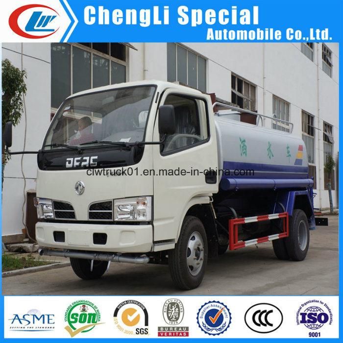 Dongfeng Mini 4000liters 4cbm Single Bridge Water Delivery Truck