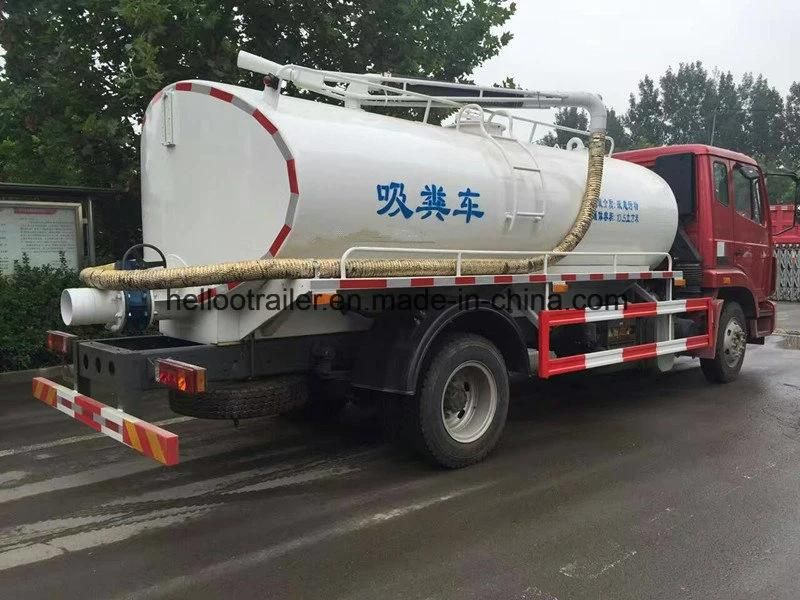 Top 10000L Cleaning Tanker HOWO Sewage Suction Truck