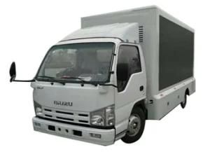 High Quality Isuzu 4X2 Diesel Manual Outdoor LED Display Mobile Advertising Truck for Hot Sale