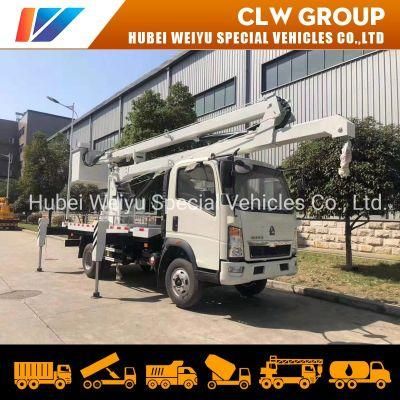 Sinotruk HOWO Truck Mounted 12m Aerial Platform Working Truck Bucket Lift Cherry Picker