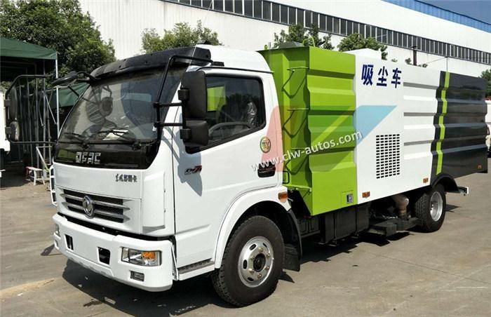 5ton 6ton Dongfeng 156HP Road Cleaning Truck Vacuum Sweeper Truck for Street Cleaning