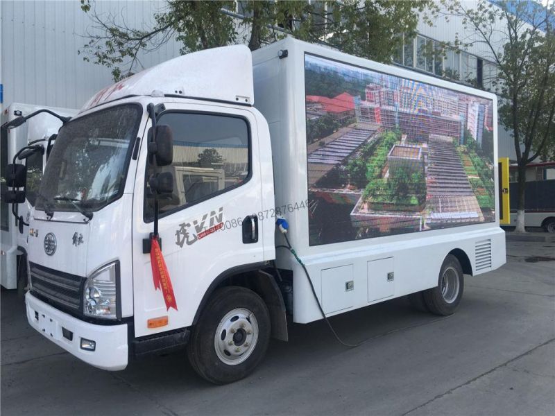 Good Quality Full Color P5 P6 P4 Mobile Outdoor LED Advertising Truck with Scrolling Light Box