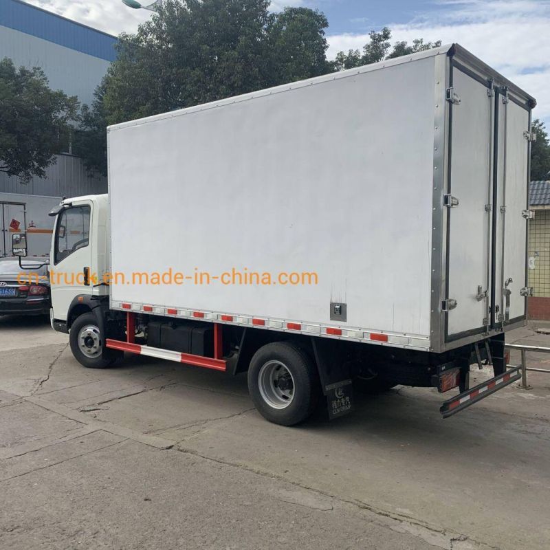 Light Duty China Made New Right Hand Drive HOWO 3ton 4ton 5ton 6ton Refrigerated Truck