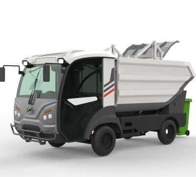 Small Mini Electric Auto-Dumping Garbage Truck Transportation Garbage Collection Vehicle