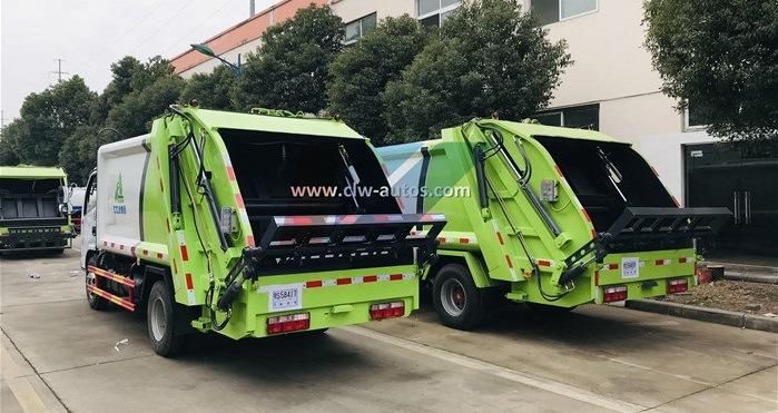 Dongfeng 6cbm Compressed Waste Garbage Compactor Waste Treatment Truck