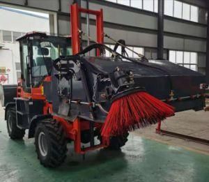 New Design Hydraulic Skid Steer Loader Road Street Floor Brushes Sweeper