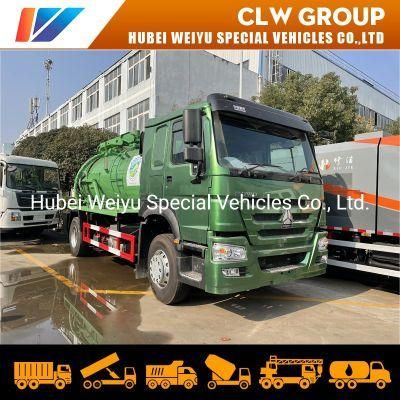 9, 000 Liter Sewer vacuum Truck High Pressure Combined Jetting Truck Sludge Removal Truck