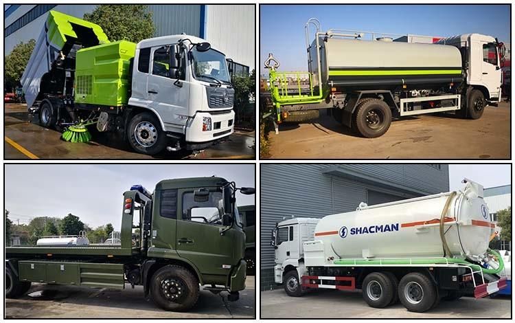 Fuel Tanker Special Vehicle 6X4 4X2 Vacuum Sewage Suction Truck