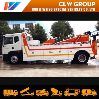 City Street Broken Vehicle Shacman Weichai Engine 12ton RC Rescue Towing Heavy Duty Road Wrecker Truck