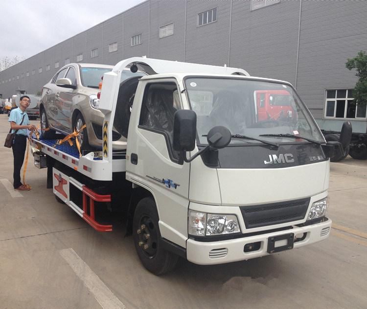 Chinese Factory Supplied Jmc 4X2 2 to 3 Ton Small Wrecker Tow Truck for Sale with Low Price