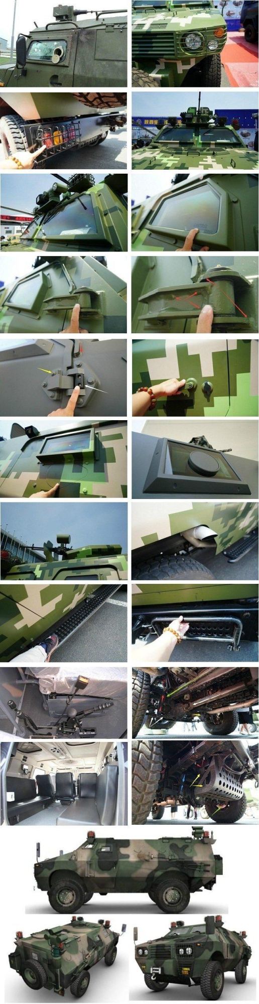 China Military Armoured Vehicle with Missile Launcher