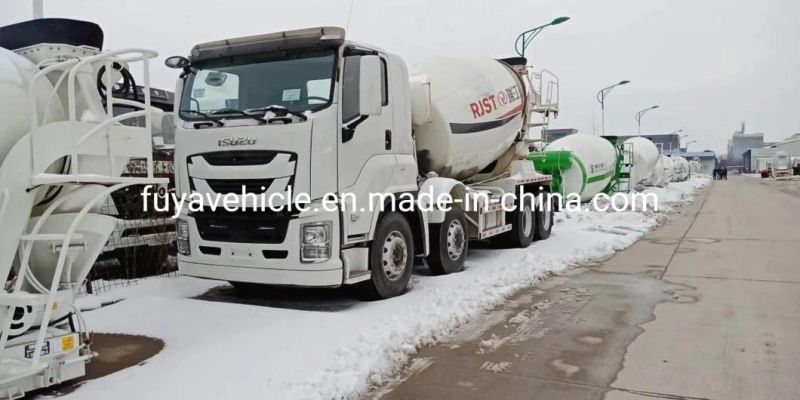 Japan Brand Isuz Giga 14 Cubic Meters 18cbm 8X4 Concrete Mixer Bowsers for Sale